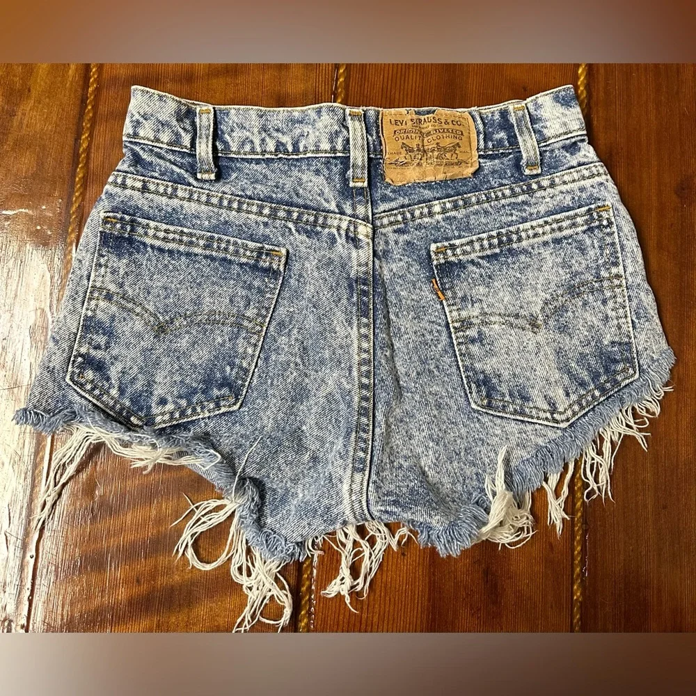 Levi’s Orange Tag Vintage Shorts Size 26-27 - Picture 1 of 15